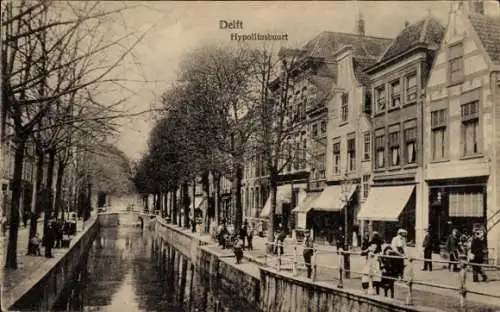 Ak Delft Südholland Niederlande, Hypolitusbuurt