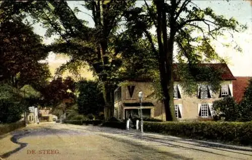 Ak De Steeg Rheden Gelderland, Straßenpartie