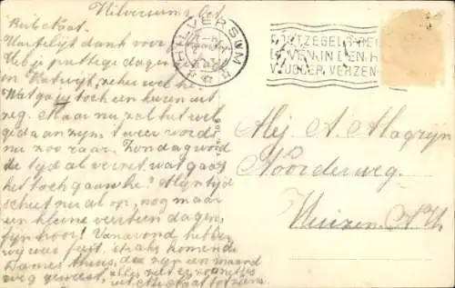 Ak Hilversum Nordholland Niederlande, Chr. Erholungsheim Hebron