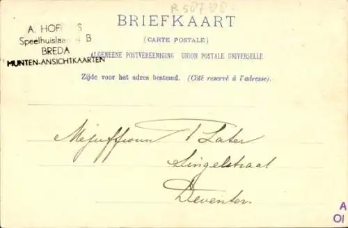 Passepartout Ak Breda Nordbrabant Niederlande, Markt, Ginneken