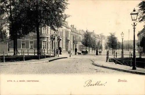 Ak Breda Nordbrabant Niederlande, Straße, Passanten