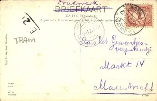 Ak Breda Nordbrabant Niederlande, Markt