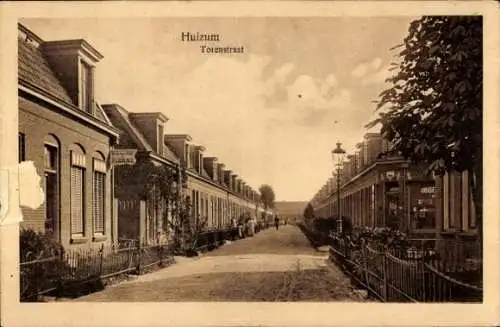 Ak Huizum Friesland Niederlande, Torenstraat