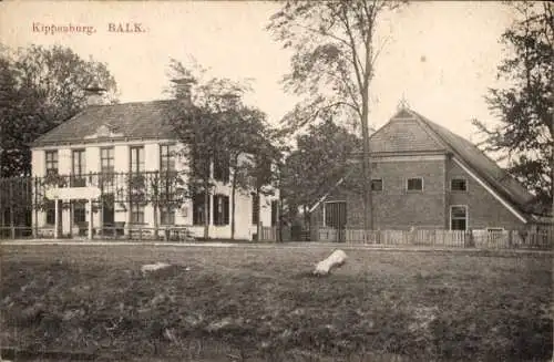 Ak Balk Friesland Niederlande, Kippenburg