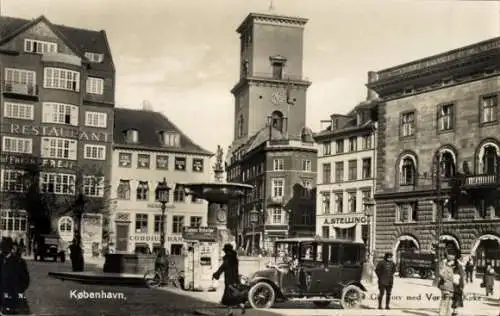 Ak København Kopenhagen Dänemark, Vor Frue Kirke