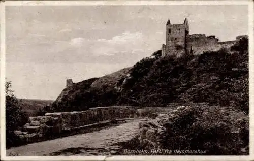 Ak Bornholm Dänemark, Burgruine Hammershus