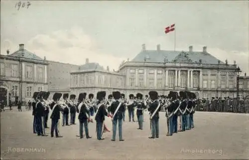 Ak København Kopenhagen Dänemark, Amalienborg