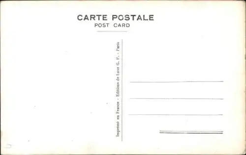 Ak Coeur Fidele, Junger Mann mit Schäferhund