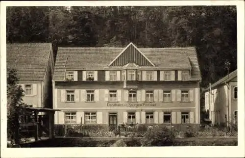 Ak Gutach (bei Hornberg) an der Schwarzwaldbahn Baden, Gasthof Sternen