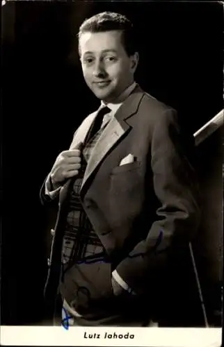 Ak Schauspieler Lutz Jahoda, Portrait, Autogramm