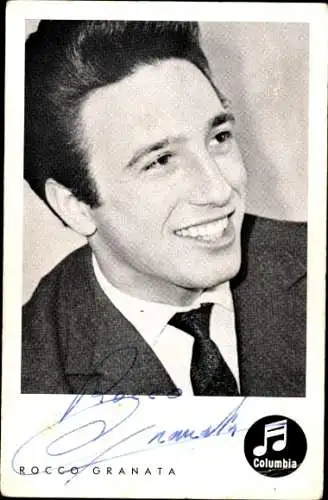 Ak Schauspieler und Sänger Rocco Granata, Portrait, Autogramm