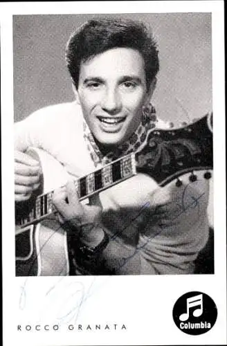 Ak Schauspieler und Sänger Rocco Granata, Portrait, Autogramm