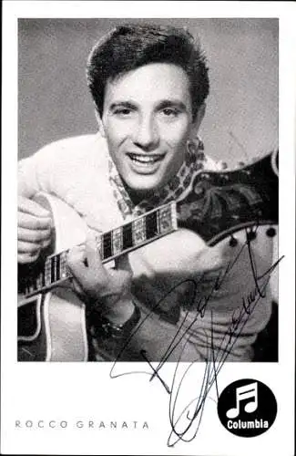 Ak Schauspieler und Sänger Rocco Granata, Portrait, Autogramm