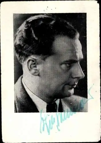 Ak Schauspieler, Portrait, Autogramm