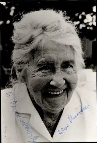 Ak Schauspielerin Else Quecke, Portrait, Autogramm