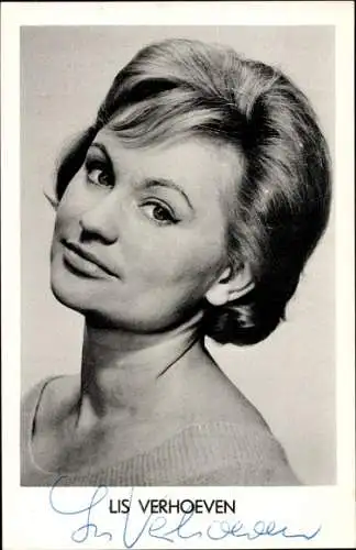 Ak Schauspielerin Lis Verhoeven, Portrait, Autogramm
