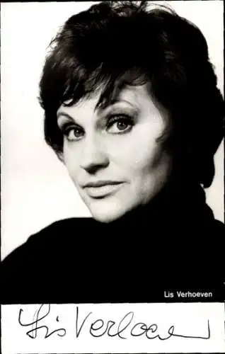 Ak Schauspielerin Lis Verhoeven, Portrait, Autogramm