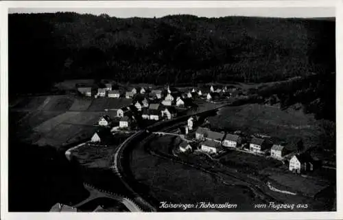 Ak Kaiseringen Straßberg im Zollernalbkreis, Fliegeraufnahme