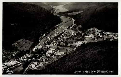 Ak Höfen an der Enz Schwarzwald, Fliegeraufnahme