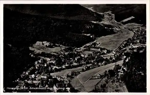 Ak Bad Herrenalb Schwarzwald, Fliegeraufnahme