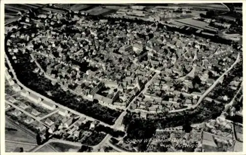 Ak Bad Windsheim in Mittelfranken, Fliegeraufnahme