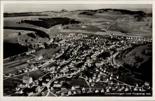 Ak Onstmettingen Albstadt in Württemberg, Fliegeraufnahme