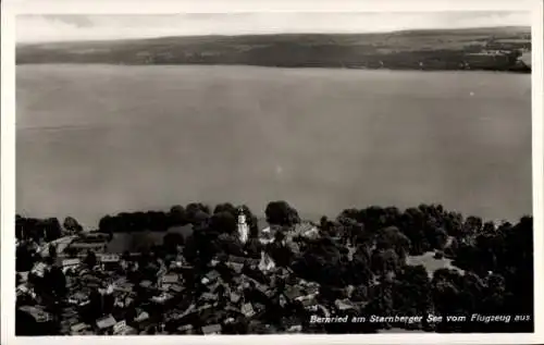 Ak Bernried am Starnberger See Oberbayern, Fliegeraufnahme