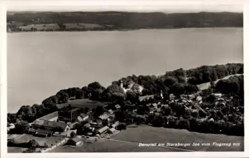 Ak Bernried am Starnberger See Oberbayern, Fliegeraufnahme