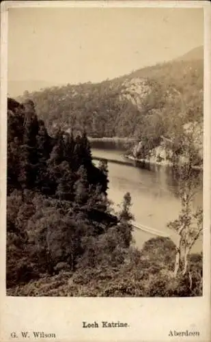 Foto Loch Katrine Schottland, Fotograf G. W. Wilson, Aberdeen