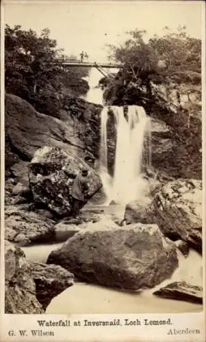 Foto Wasserfall am Inversnaid, Lock Lomond