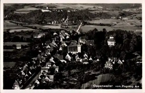 Ak Oppenweiler in Württemberg, Fliegeraufnahme