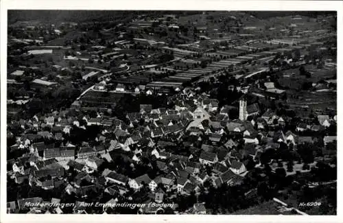 Ak Malterdingen in Baden, Fliegeraufnahme, Kirche