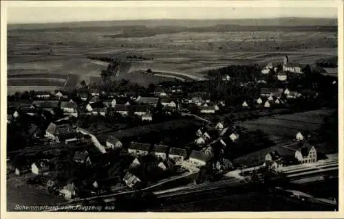 Ak Schemmerberg Schemmerhofen in Württemberg, Fliegeraufnahme