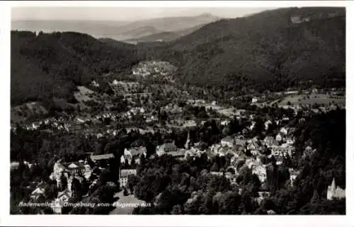 Ak Badenweiler im Schwarzwald, Fliegeraufnahme