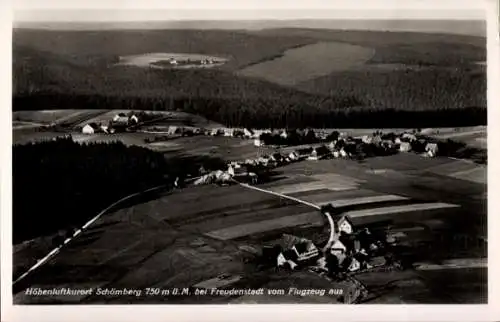 Ak Schömberg (bei Rottweil) Zollernalbkreis, Fliegeraufnahme