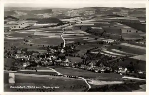 Ak Reichenbach an der Nahe bei Baumholder Rheinland Pfalz, Fliegeraufnahme