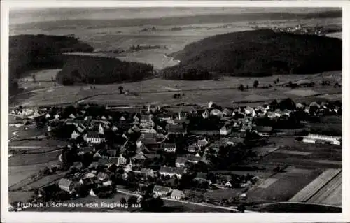 Ak Fischach in Schwaben, Fliegeraufnahme