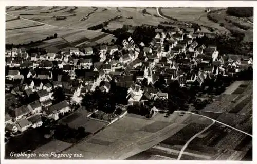 Ak Gechingen im Schwarzwald, Fliegeraufnahme