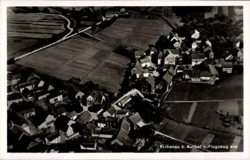 Ak Eschenau Runkel an der Lahn, Gesamtansicht, Fliegeraufnahme