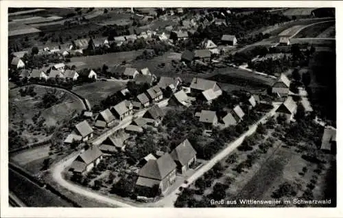 Ak Wittlensweiler Freudenstadt im NSchwarzwald, Fliegeraufnahme