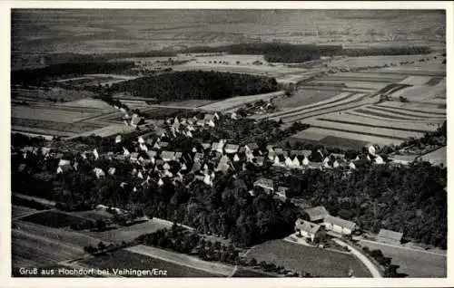 Ak Hochdorf an der Enz Eberdingen Württemberg, Fliegeraufnahme