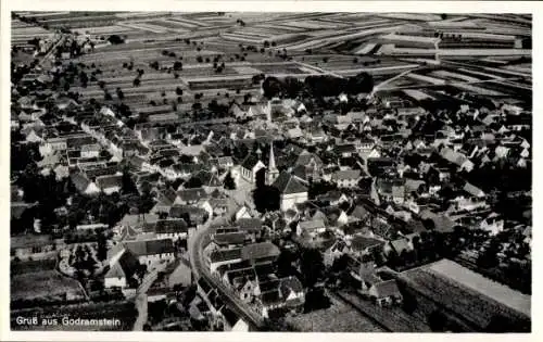 Ak Godramstein Landau in der Pfalz, Fliegeraufnahme