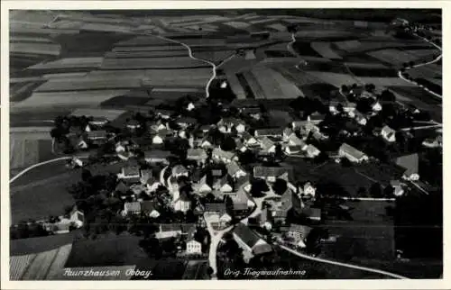 Ak Paunzhausen in Oberbayern, Fliegeraufnahme