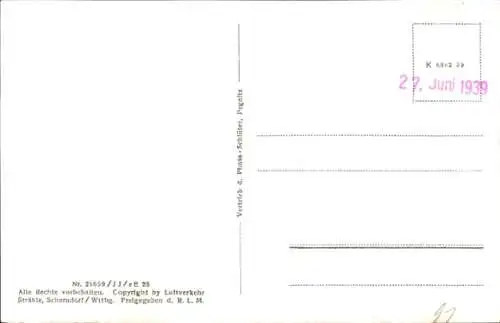 Ak Pegnitz in Oberfranken, Fliegeraufnahme