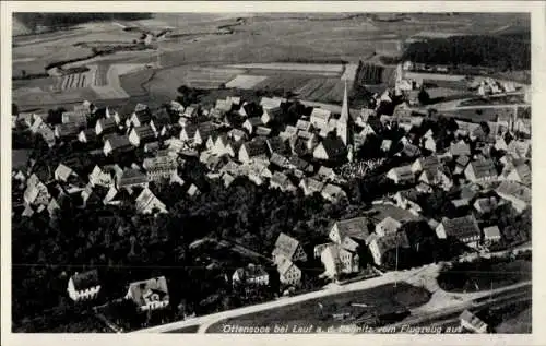 Ak Ottensoos in Mittelfranken, Fliegeraufnahme