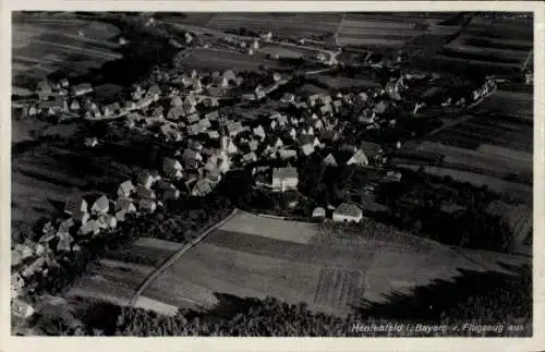 Ak Henfenfeld in Mittelfranken, Fliegeraufnahme