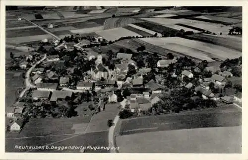 Ak Neuhausen Offenberg in Niederbayern, Fliegeraufnahme