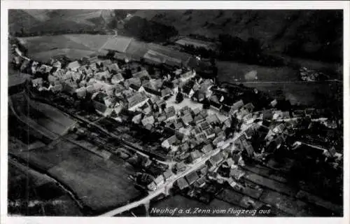 Ak Neuhof an der Zenn Mittelfranken, Fliegeraufnahme