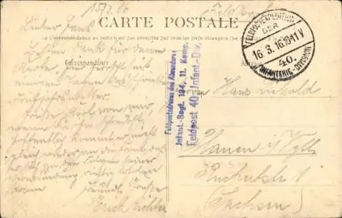 Ak Vaugenlieu Oise, Fabrik, Gesamtansicht