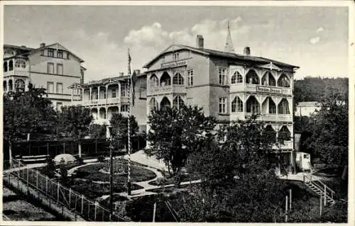 Ak Ostseebad Heringsdorf auf Usedom, Pension Irene